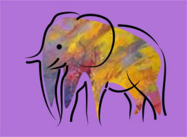 Logo van De Paarse Olifant Bedrijfsondersteuning.